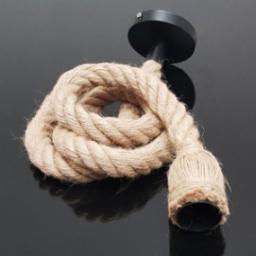 Lampa wisząca Ledin Marynistyczna lampa wisząca Lin249877 oprawka na żarówkę lina rope