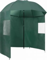  vidaXL Parasol wędkarski, zielony, 220x193 cm