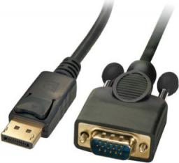 Kabel MicroConnect DisplayPort - D-Sub (VGA) 1m czarny (DP-VGA-MM-100)