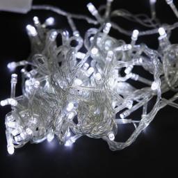 Lampki choinkowe 100 LED białe zimne