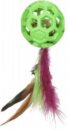 JW Pet FEATHER BALL Z DZWONECZKIEM