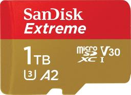 Karta SanDisk Extreme MicroSDXC 1 TB Class 10 UHS-I/U3 A2 V30 (SDSQXAV-1T00-GN6MA)