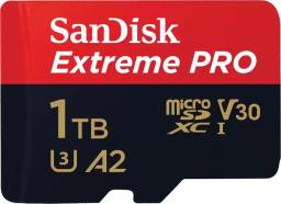 Karta SanDisk Extreme PRO MicroSDXC 1 TB Class 10 UHS-I/U3 A2 V30 (SDSQXCD-1T00-GN6MA)