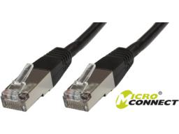  MicroConnect S/FTP CAT6 0.15m Black LSZH - SSTP60015S