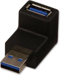 Adapter USB Lindy USB - USB Czarny  (71260)