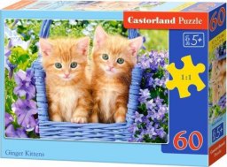  Castorland Puzzle 60 Ginger Kittens CASTOR