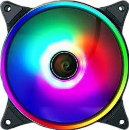 Wentylator Bandit Gaming 15x LED RGB Rainbow 2 Ring (BP-FSRILRRGB)