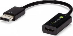 Adapter AV Techly DisplayPort - HDMI czarny (IADAP DP-HDMIF8K)