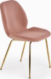  Halmar WNĘTRZARSKIE K381 krzesło różowy / złoty (1p=4szt)