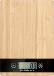 Waga kuchenna Verk Waga kuchenna bambusowa elektroniczna lcd do 5 kg uniwersalny
