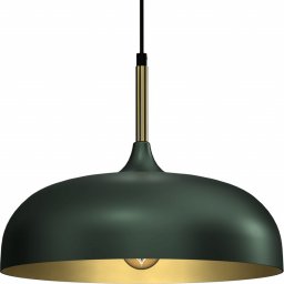 Lampa wisząca Eko-Light Lampa wisząca LINCOLN GREEN/GOLD 1xE27 35cm