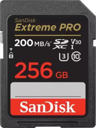 Karta SanDisk Extreme PRO SDXC 256 GB Class 10 UHS-I/U3 V30 (SDSDXXD-256G-GN4IN)