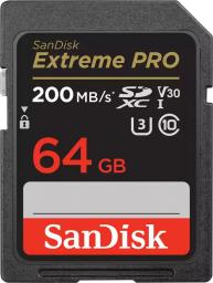 Karta SanDisk Extreme PRO SDXC 64 GB Class 10 UHS-I/U3 V30 (SDSDXXU-064G-GN4IN)