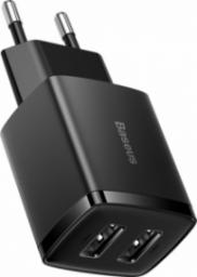 Ładowarka Baseus Compact 2x USB-A 2.1 A (CCXJ010201)
