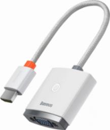 Adapter AV Baseus HDMI - D-Sub (VGA) biały (WKQX010102)