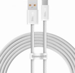 Kabel USB Baseus USB-A - USB-C 2 m Biały (CALD000702)