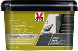V33 PAINT FLOOR PERF DARK GRAFITE 2L