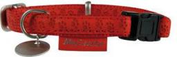  Zolux Obroża regulowana Mac Leather 10 mm - czerwony