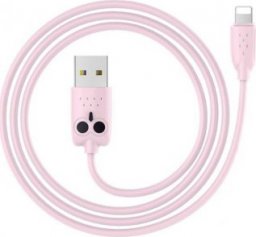 Kabel USB Hoco USB-A - Lightning 1 m Różowy (6957531093657)