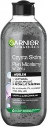  Garnier Płyn micelarny w żelu z węglem - skóra z zaskórnikami 400 ml