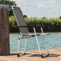  Travellife Travellife Luksusowe składane krzesło kempingowe Ancona Compact, szare