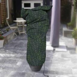  Capi Capi Pokrowiec na rośliny, mały, 75x150 cm, zielono-czarny nadruk