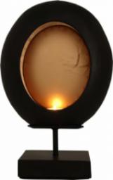  Lesli Living Lesli Living Owalny świecznik w formie jaja na stojaku, 21x9x32,5 cm