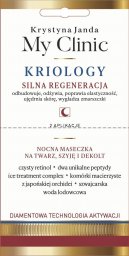  Janda JANDA My Clinic Kriology Nocna Maseczka na twarz,szyję i dekolt - Silna Regeneracja 8ml