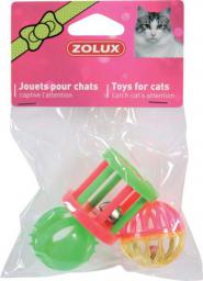  Zolux Zabawka dla kota - zestaw 3 zabawek różnych 4 cm