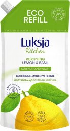 Sarantis Luksja Kitchen Kuchenne Oczyszczające Mydło w płynie Cytryna i Bazylia 400ml - zapas