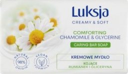  Sarantis Luksja Creamy & Soft Kojące Kremowe Mydło w kostce Rumianek & Gliceryna 90g