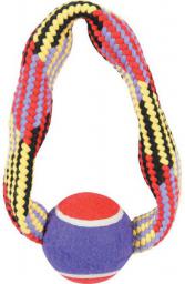  Zolux Zabawka ze sznura z piłką tenisową, koło 23 cm