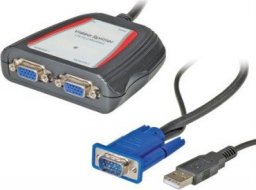  Secomp VALUE Portabler VGA Video-Splitter 2fach 250MHz - 14.99.3523