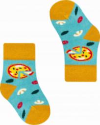  FAVES. Socks&Friends Śmieszne kolorowe skarpetki, PIZZA dzieci 14-19