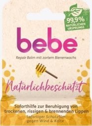  bebe (DE) Bebe, Regenerujący balsam do ust z delikatnym woskiem pszczelim, 4,9g (PRODUKT Z NIEMIEC)