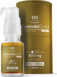 HEMPOLAND CannabiGold Raw 500, 12 ml - Długi termin ważności!