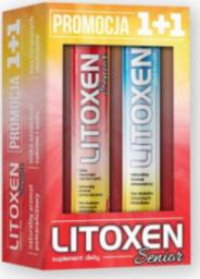 Litoxen Senior 20 tabletek musujących + Litoxen 20 tabletek musujących - Długi termin ważności!