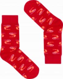  FAVES. Socks&Friends Śmieszne kolorowe skarpetki, KREWETKI 36-41
