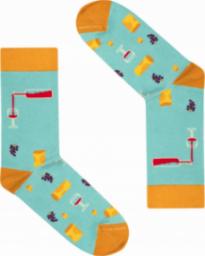  FAVES. Socks&Friends Śmieszne kolorowe skarpetki, WINO 36-41