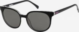 Roxy Okulary Roxy przeciwsłoneczne Makani G XKKS Shiny Black Grey