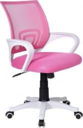 Krzesło biurowe DWM Bianco Biało-różowe