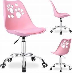 Krzesło biurowe DWM Grover Różowe