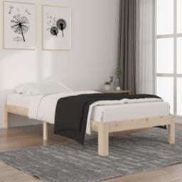  vidaXL vidaXL Rama łóżka, lite drewno sosnowe, 90 x 200 cm