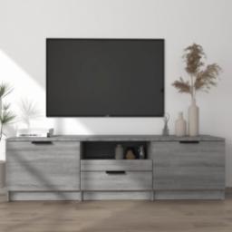 vidaXL vidaXL Szafka pod telewizor, szary dąb sonoma, 140x35x40 cm
