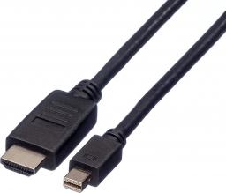 Kabel Roline DisplayPort Mini - HDMI 2m czarny (11.04.5791)