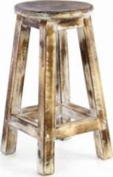  Divero Designerskie krzesło opalane w stylu vintage - 50 cm