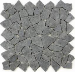  Divero Mozaika kamienna z andezytu Garth na siatce ciemno szara 1 m2