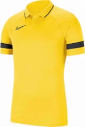  Nike Koszulka dla dzieci Nike Dri-FIT Academy 21 Polo SS żółta CW6106 719 : Rozmiar - S