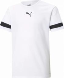  Puma Koszulka dla dzieci Puma teamRISE Jersey Jr biała 704938 04 : Rozmiar - 128cm