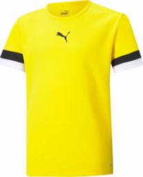  Puma Koszulka dla dzieci Puma teamRISE Jersey Jr żółta 704938 07 : Rozmiar - 128